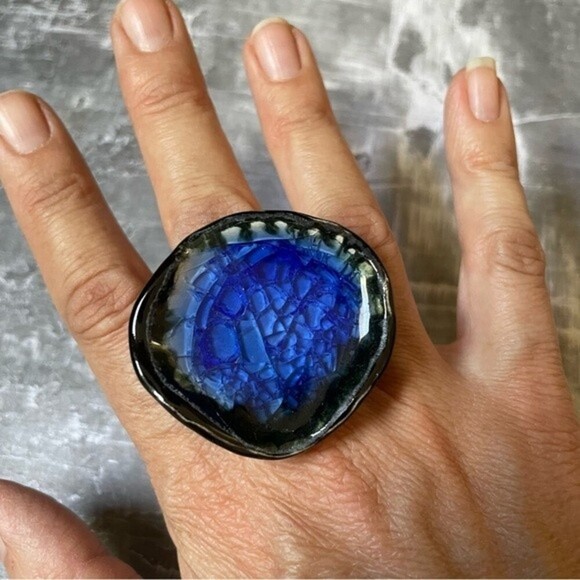 Maximalism Big Bold Ring Statement Jewelry - Picture 1 of 10